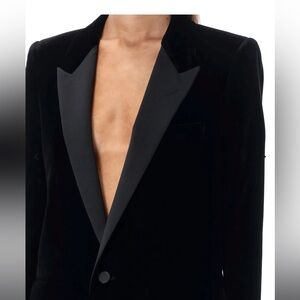 Saint Laurent Single-Breasted Tailored Blazer size S-M